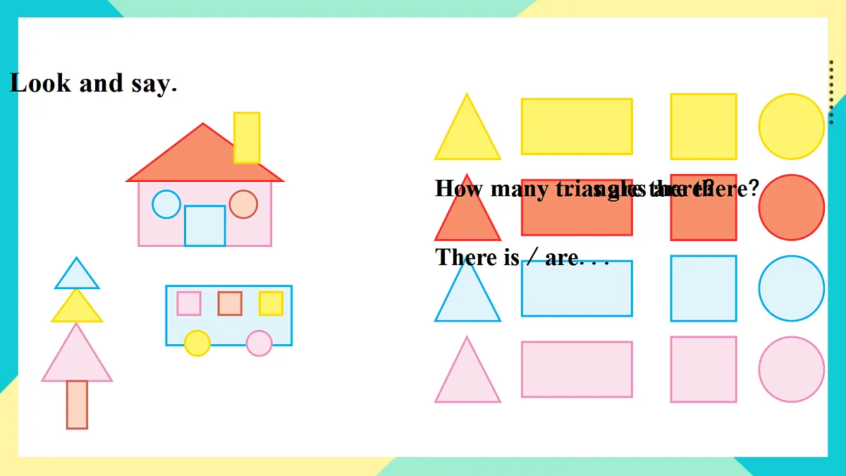 Unit 5 Shapes are fun!:Phonics & Self-check课件第4页