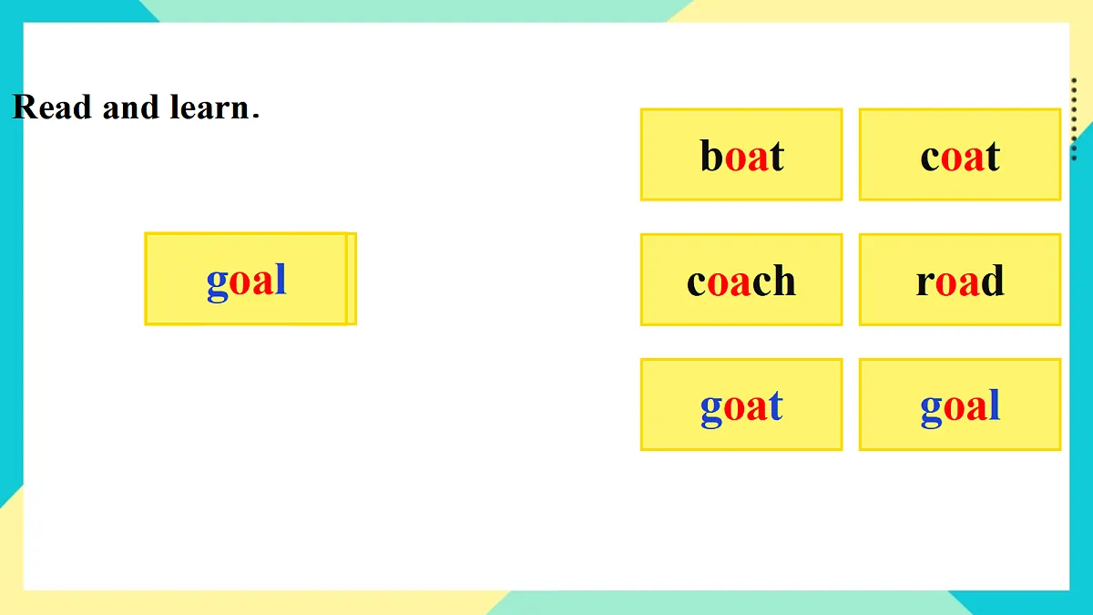 Unit 5 Shapes are fun!:Phonics & Self-check课件第6页