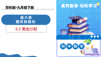 初中数学黄金分割教学课件ppt