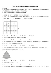 2025届黄山市徽州区中考适应性考试数学试题含解析