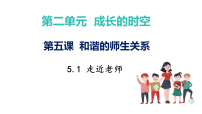 人教版（2024）七年级上册（2024）走近老师背景图课件ppt