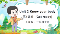 外研版(三起)2024三年级下册(2024)Unit 2 Know your body课文课件ppt