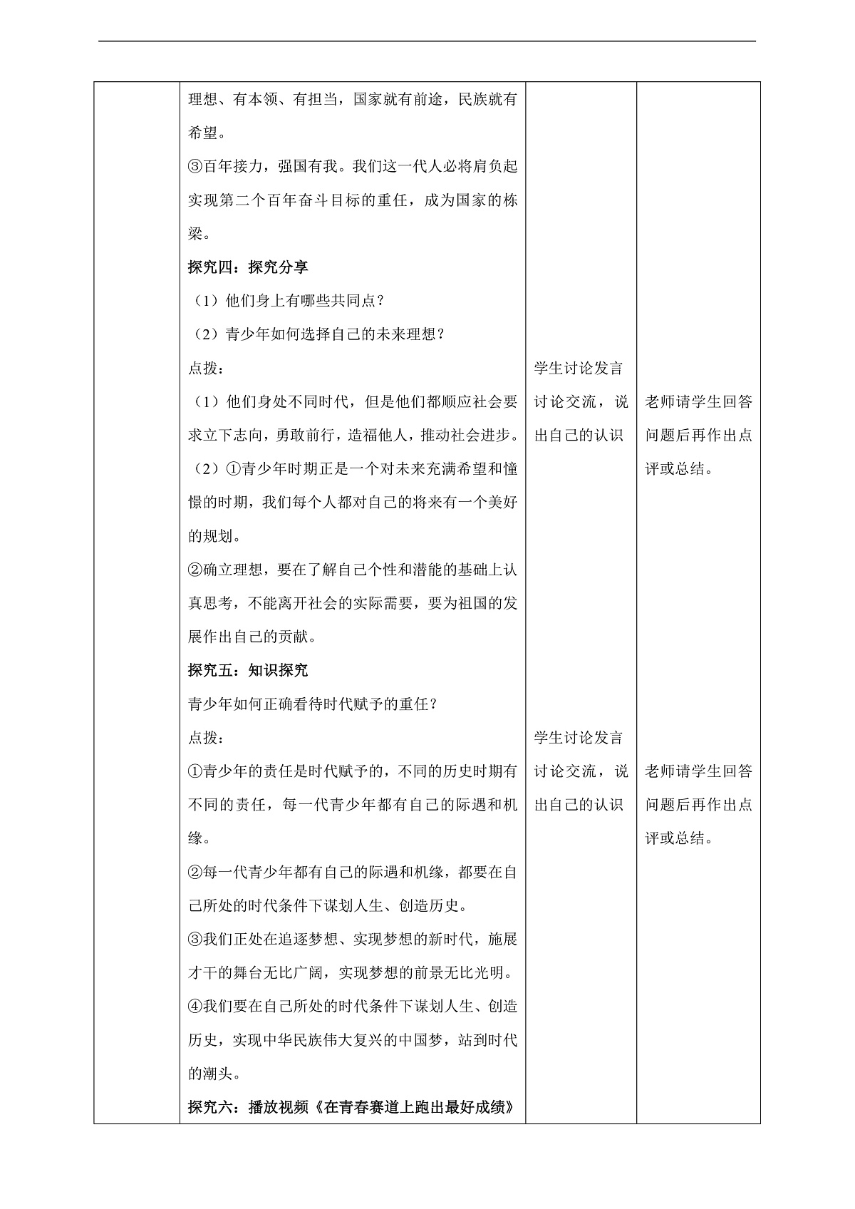 9.5.2《少年当自强》教学设计(核心素养目标)第3页