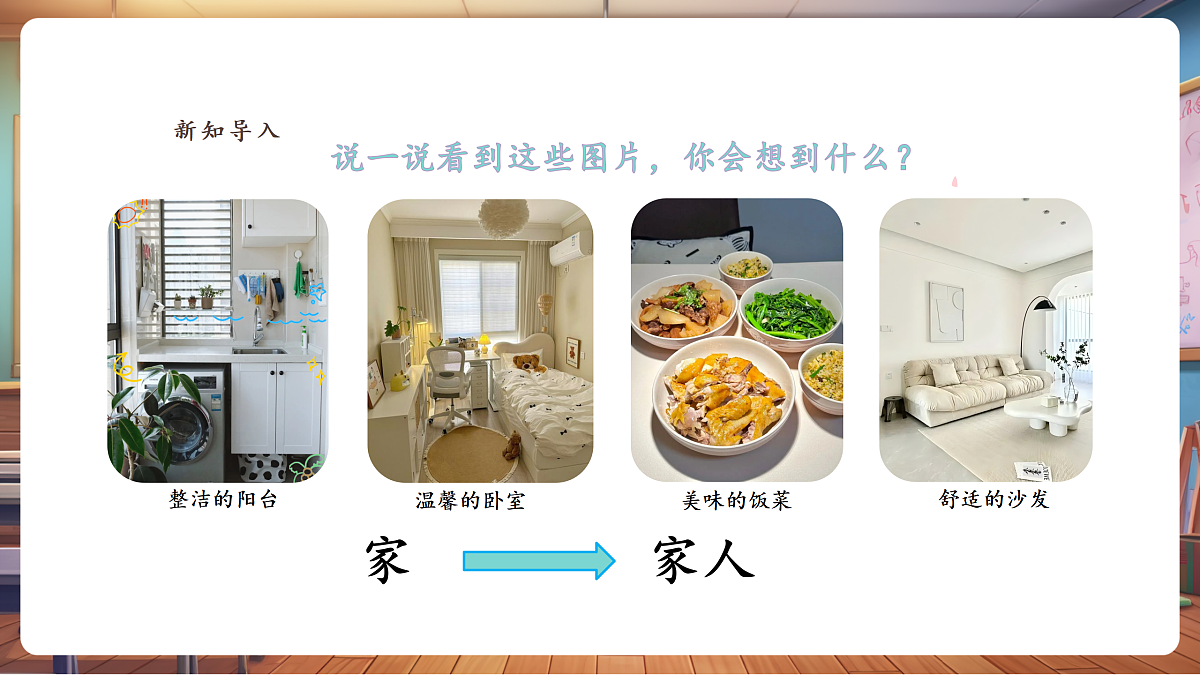 岭南版美术—二年级上册第三课《相亲相爱一家人》 精品课件(29页)第3页