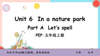 人教版PEP(2024)五年级上册Unit 6 In a nature park Part A课文配套ppt课件