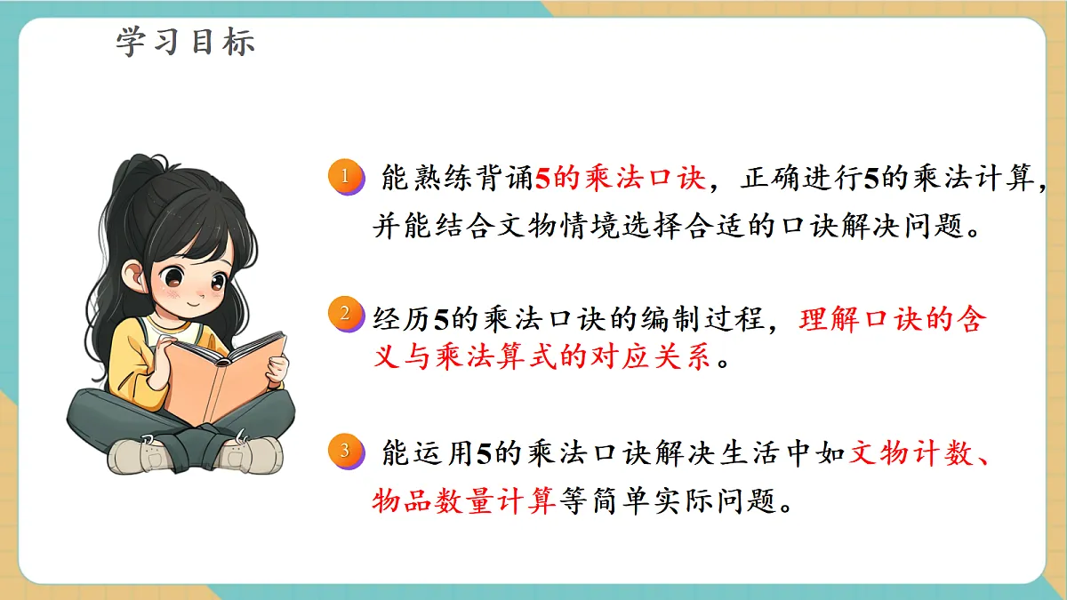 第四单元第1课时 文物中的乘法口诀(教学课件)第2页