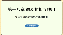 沪科版（2024）九年级全册（2024）第三节 磁场对通电导线的作用备课ppt课件
