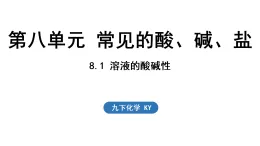 2026年春新科粵版九年級化學下冊8.1 溶液的酸堿性（課件）