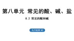 2026年春新科粵版九年級化學下冊8.2 常見的酸和堿（課件）