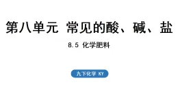 2026年春新科粵版九年級化學下冊8.5 化學肥料（課件）