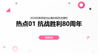 热点01 中国人民抗日战争胜利80周年（热点课件）-2026年高考政治必备时政热点透析与练习（全国通用）