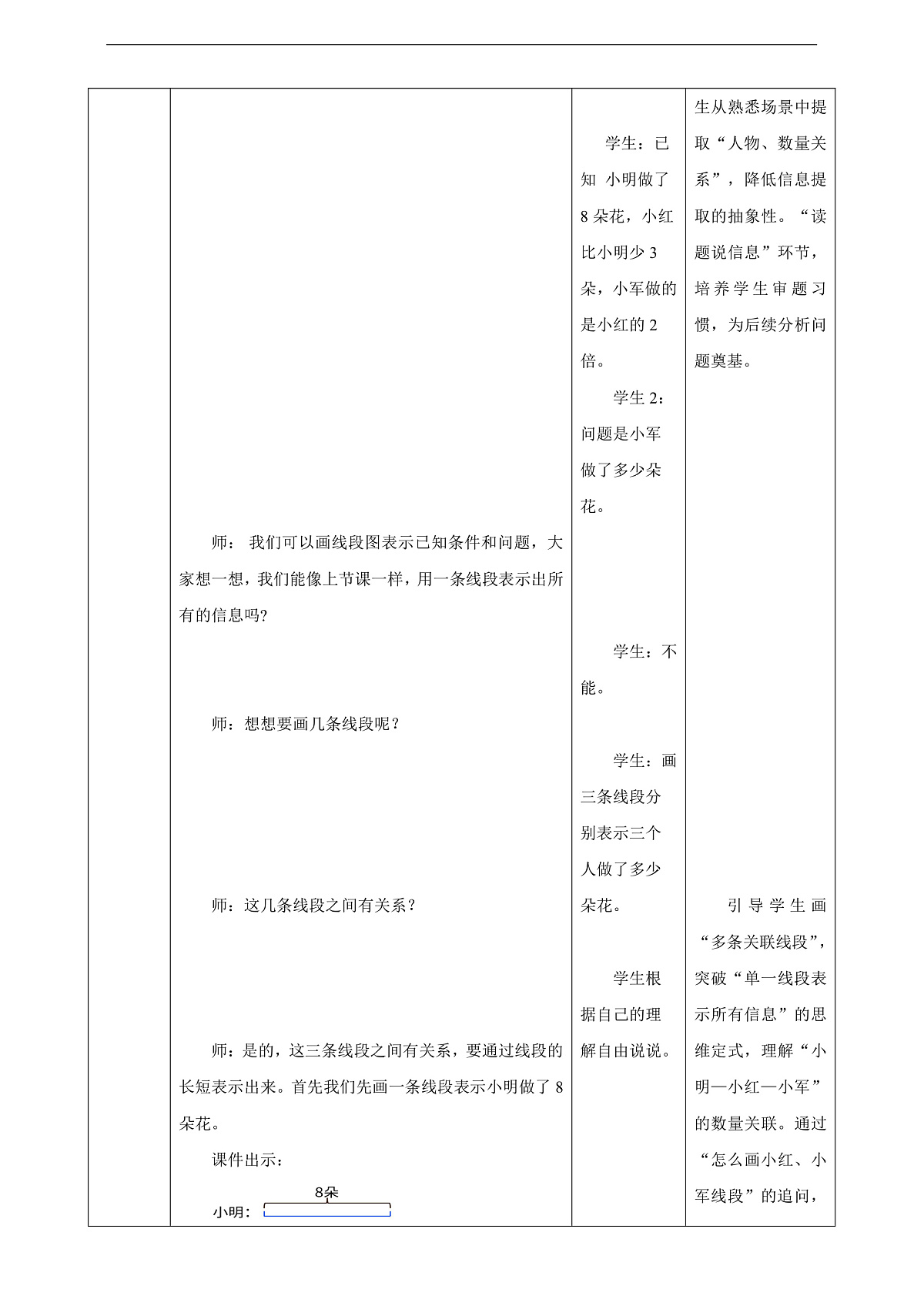 人教版三上2.5《两步运算解决问题》(教案)第3页