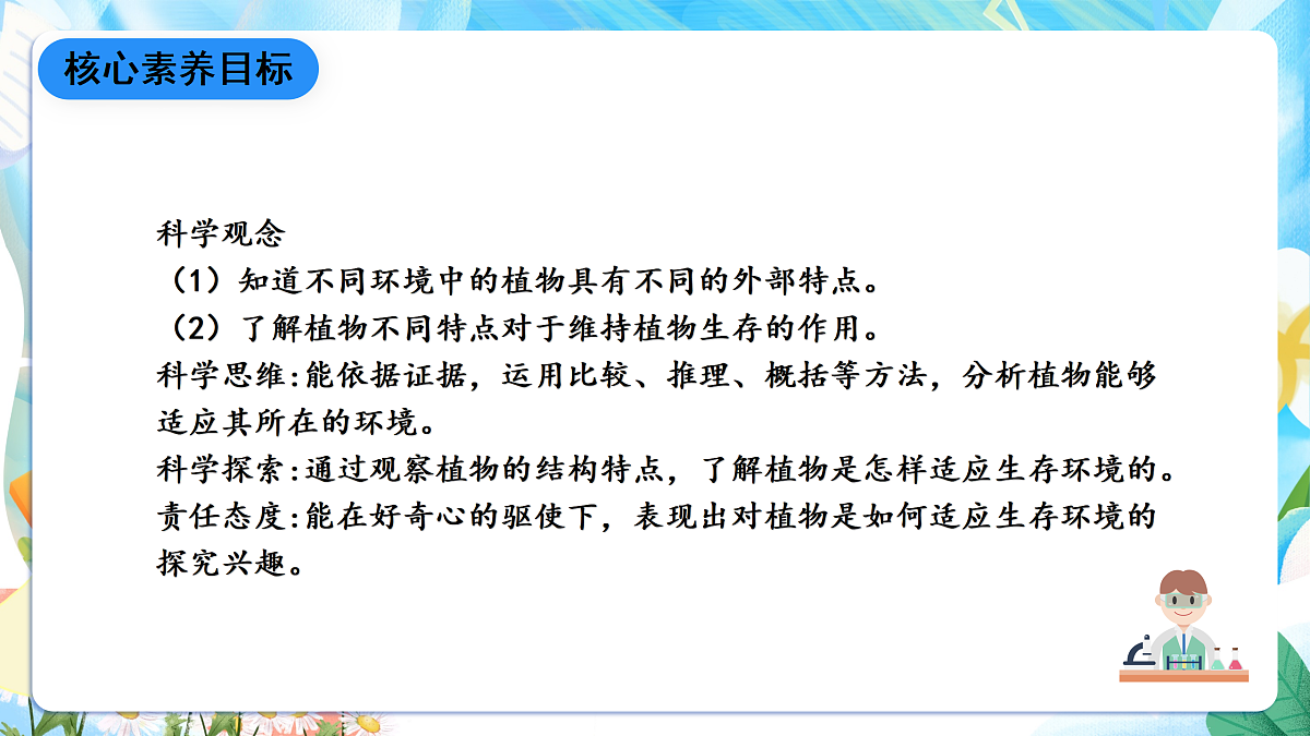 人教鄂教版科学四下3.10《不同环境中的植物》课件第2页