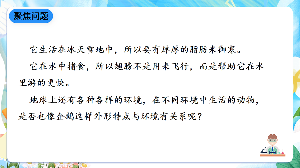 人教鄂教版科学四下3.11《不同环境中的动物》课件第5页
