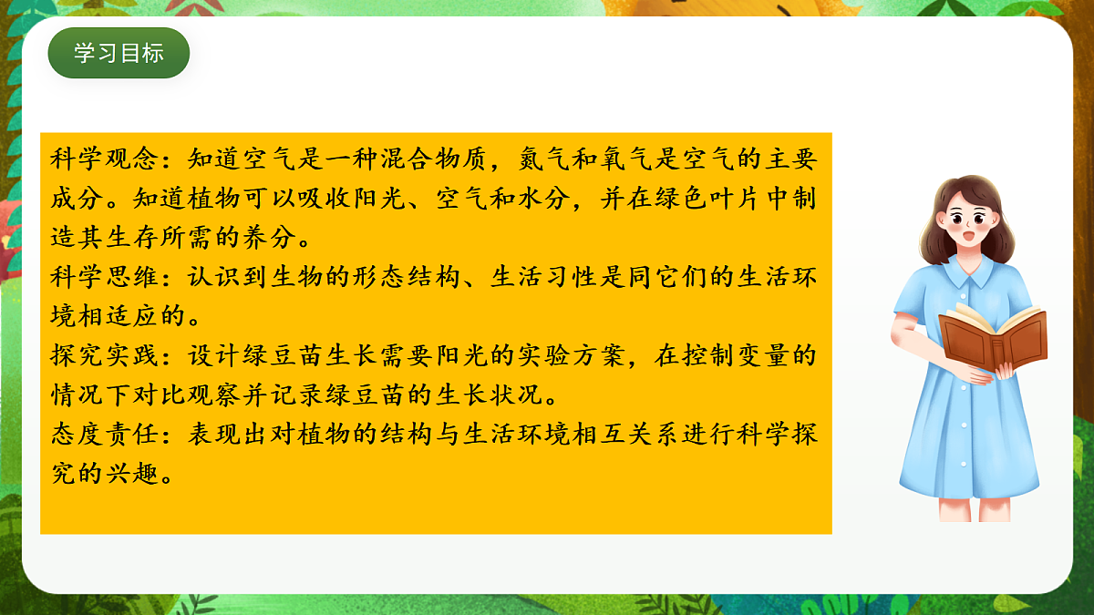 教科版(2017)科学五下1.3 《绿豆苗的生长》 课件第2页