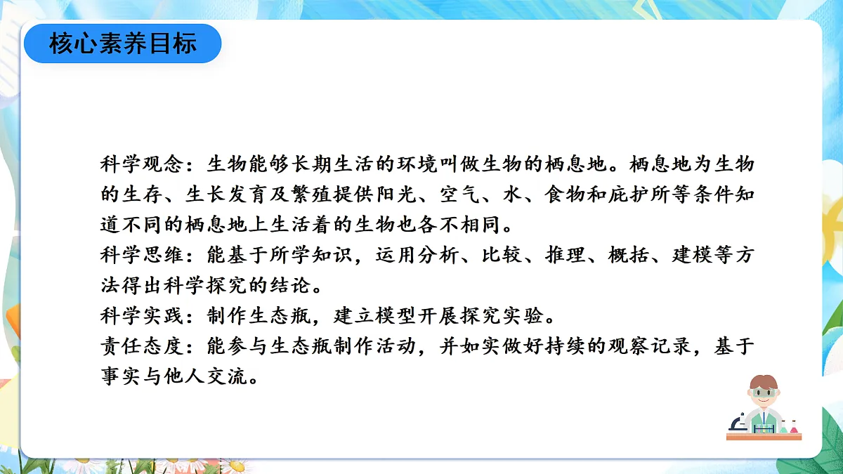 人教鄂教版科学六下1.1《生物的栖息地》课件第2页