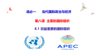 人教统编版选择性必修1 当代国际政治与经济日益重要的国际组织教案配套ppt课件