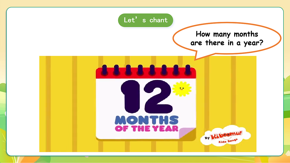 人教版(PEP)英语五下Unit3 My school calendar Part A let's talk 课件第2页