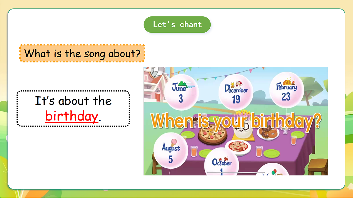 人教版(PEP)英语五下Unit4 When is the art show Part B let's talk 课件第3页