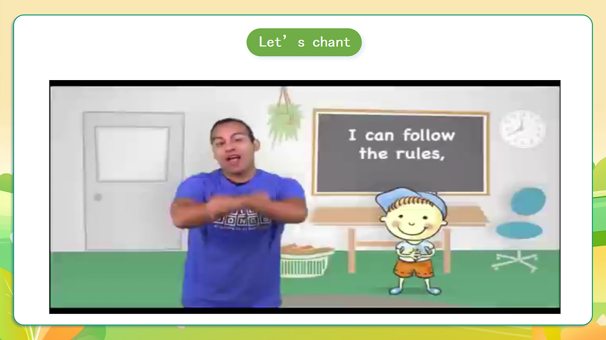 人教版(PEP)英语五下Unit6 Work quietly Part B let's learn and talk 课件第3页