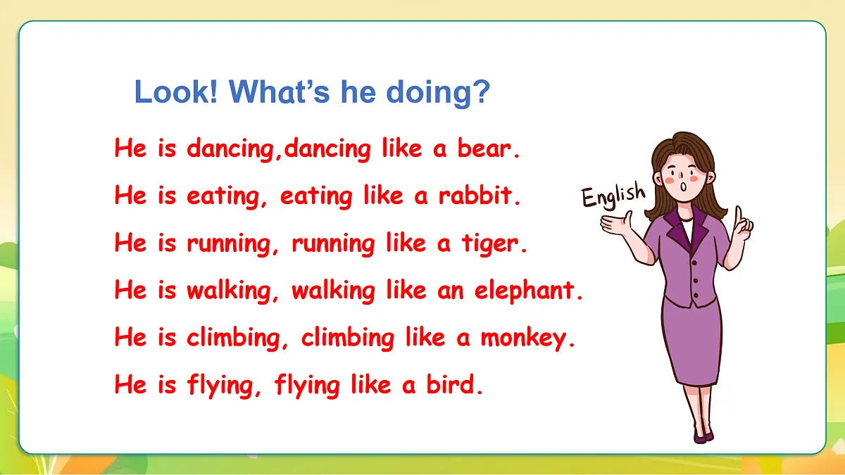 人教版(PEP)英语五下Unit6 Work quietly Part B read and write 课件第5页