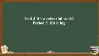 小学外研版(三起)2024Unit 3 lt's a colourful world!教学演示ppt课件