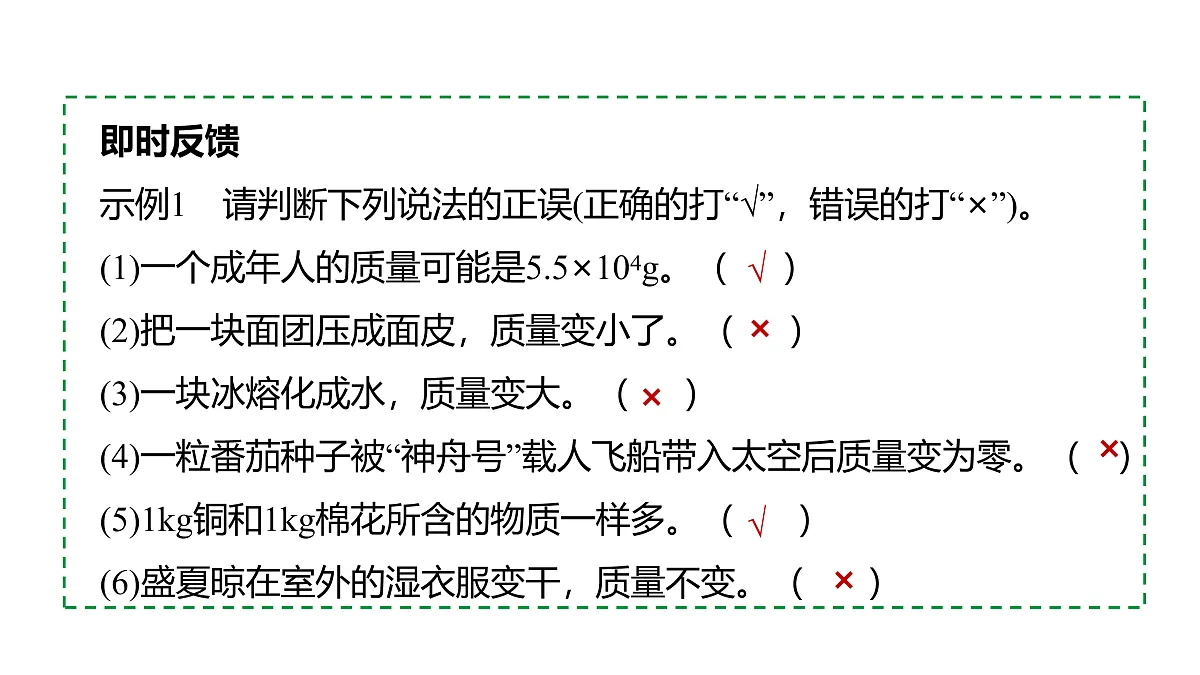教科版物理八年级上册专用复习8 质量与密度第5页