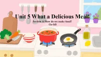 英语人教版(2024)Unit 5 What a Delicious Meal! Section A 1a-1d背景图ppt课件