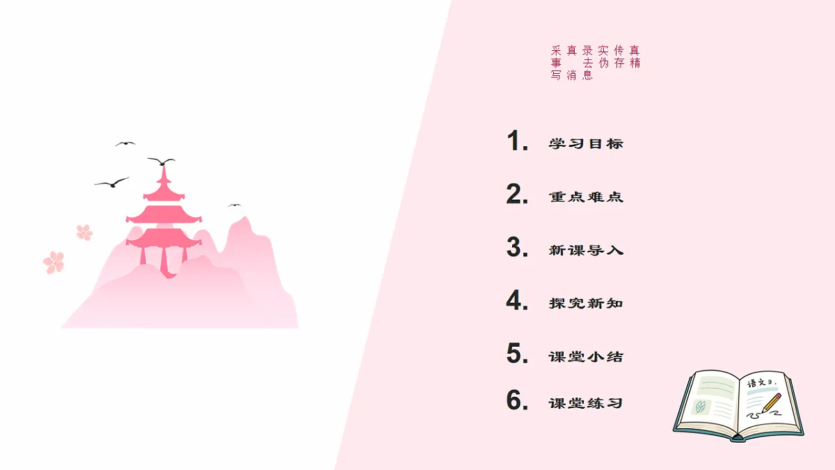 任务三:新闻写作:采真录实传真事 去伪存精写消息(教学课件)语文统编版2024八年级上册第2页