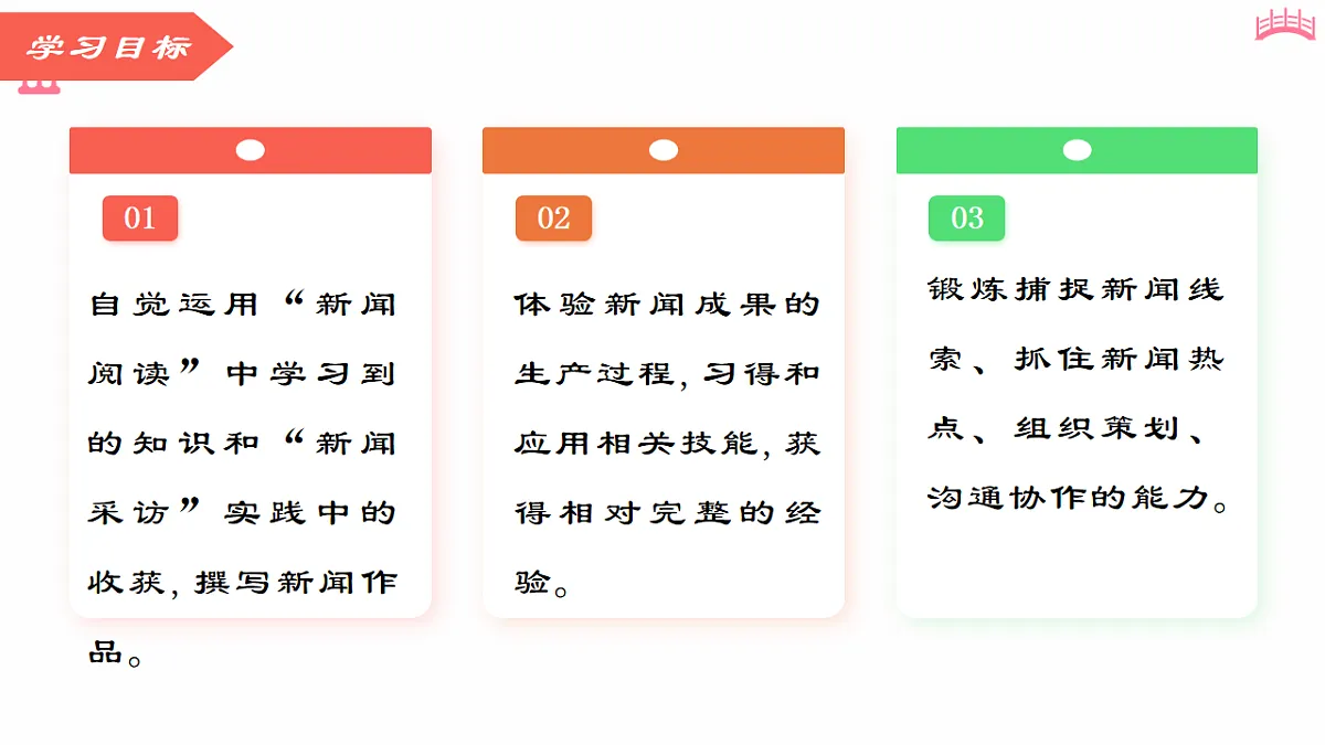 任务三:新闻写作:采真录实传真事 去伪存精写消息(教学课件)语文统编版2024八年级上册第3页