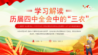 红色学习解读历届四中全会中的三农课件