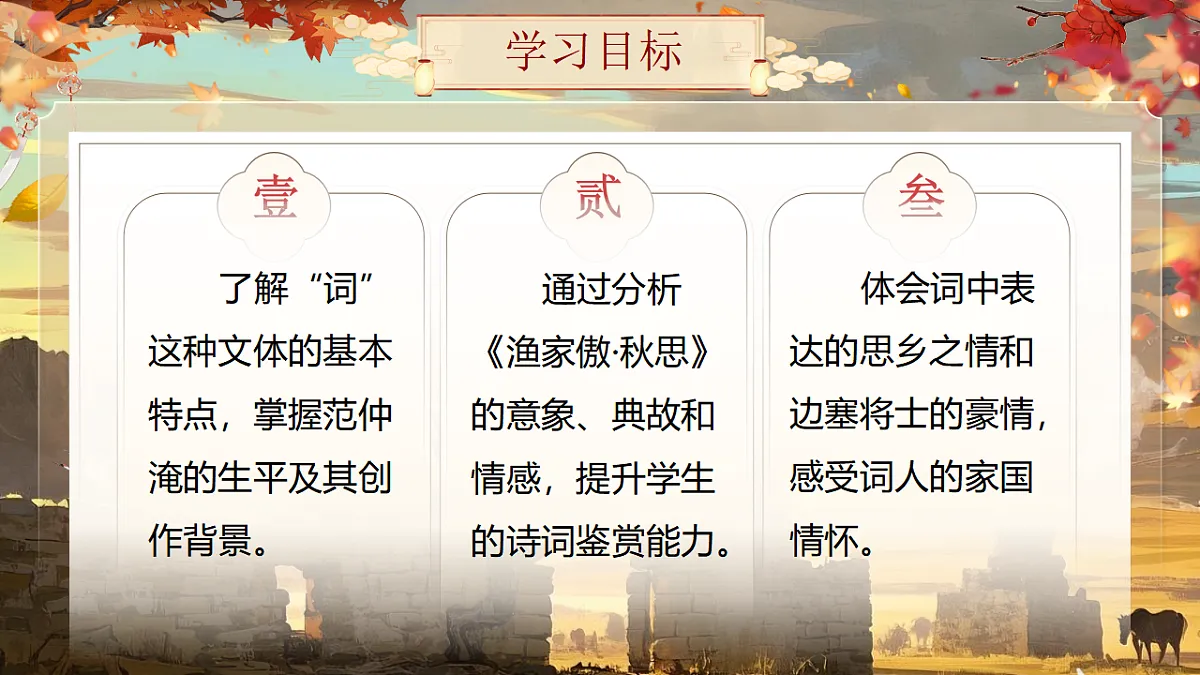 《品范苏豪词,悟家国情怀——《渔家傲·秋思》《江城子·密州出猎》》第3页