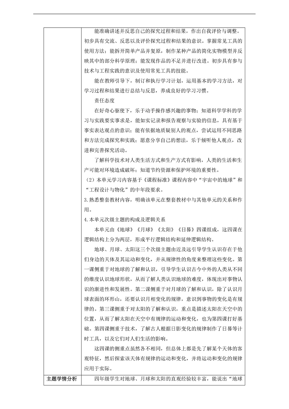 苏教版(2024)科学四下 第二单元 单元整体设计第3页