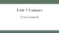 科普版（2024）三年级上册（2024）Unit 7 Colours教学演示ppt课件