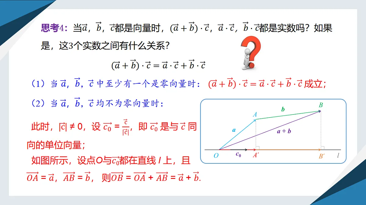 8.1.2向量数量积的运算律(同步课件)-【上好课】2024-2025学年高一数学同步精品课堂(人教B版2019必修第三册)第8页