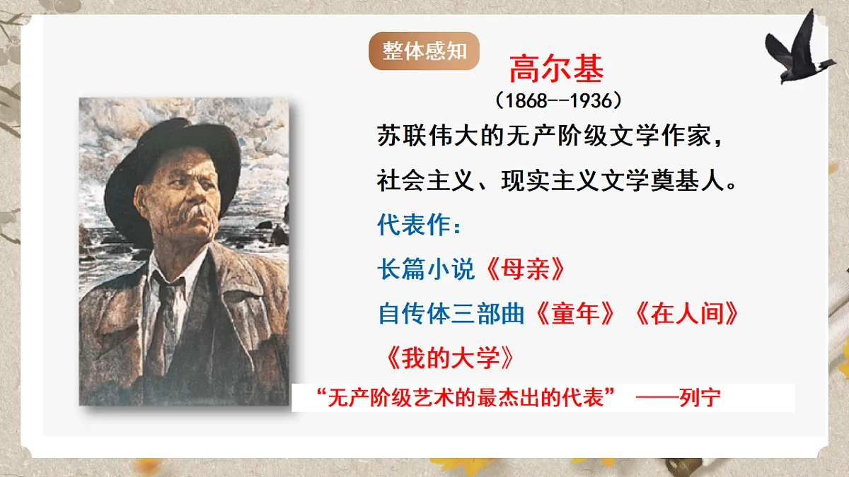 人教部编版语文九下1.4《海燕》课件第5页