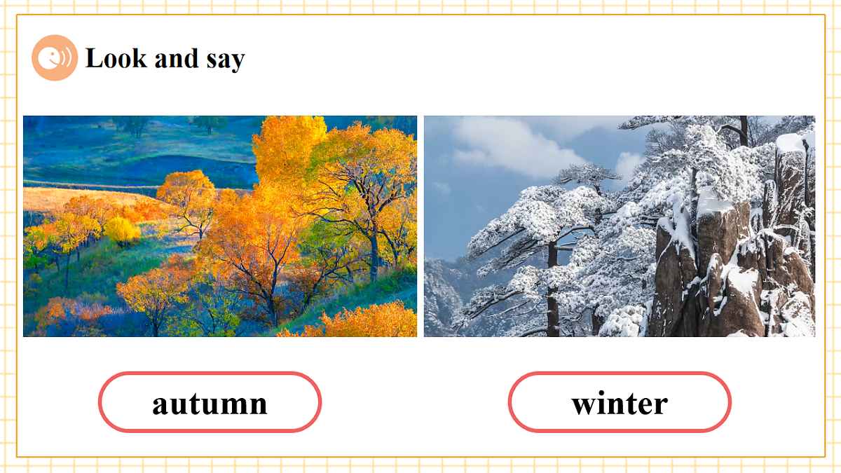 Unit 5 How are the seasons different Period 1 Get ready 课件(共45张)第7页