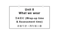 小学译林版（三起）（2024）Unit 8 What we wear教学课件ppt