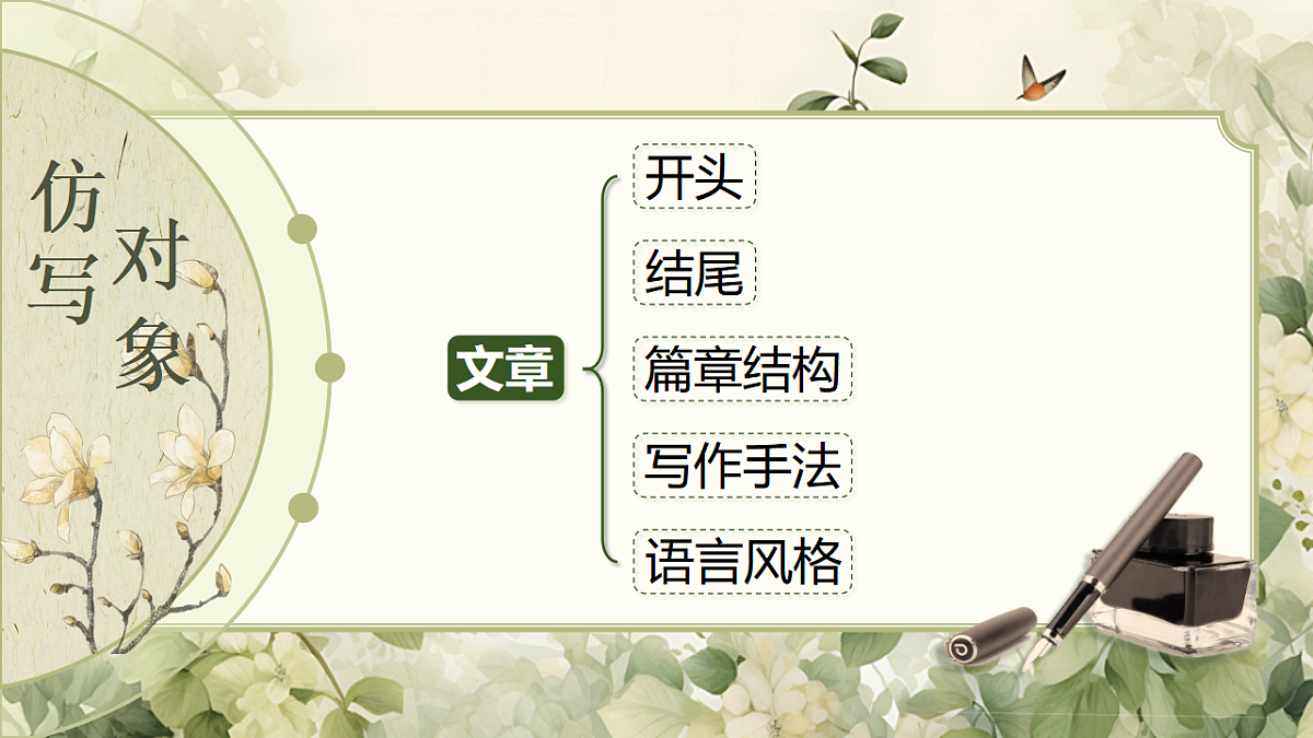 第一单元写作《学习仿写》第8页