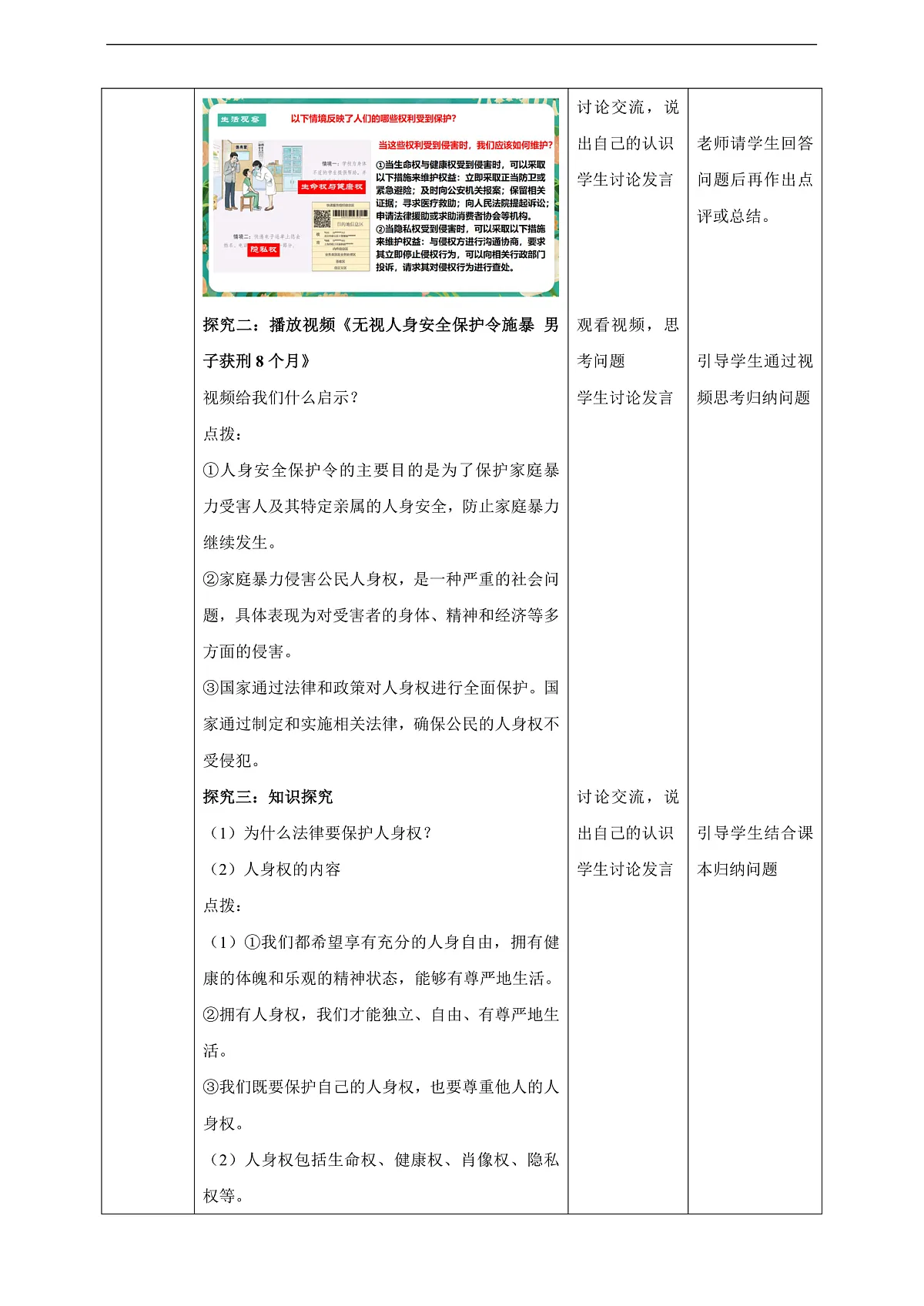 7.10.2《保护人身权》教学设计(核心素养目标)第2页
