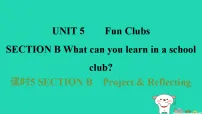 初中英语Unit 5 Fun Clubs Section B课堂教学课件ppt