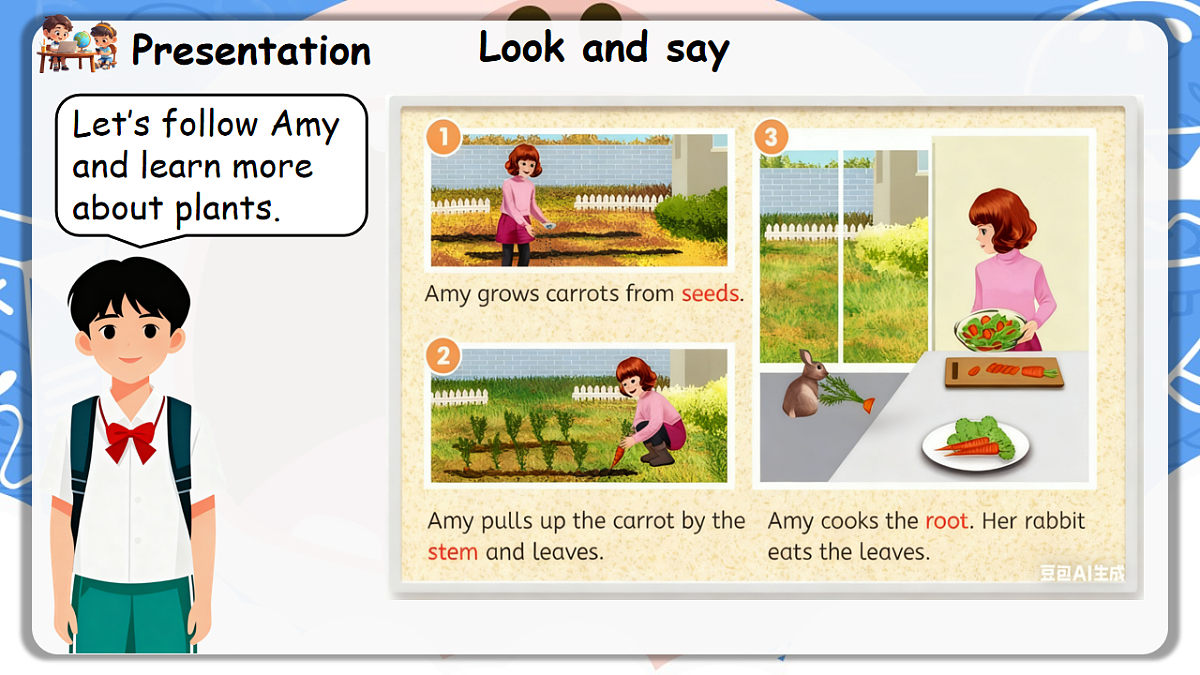 Unit 5 第5课时 Part B Let’s learn&Look, write and say(教学课件) 第8页