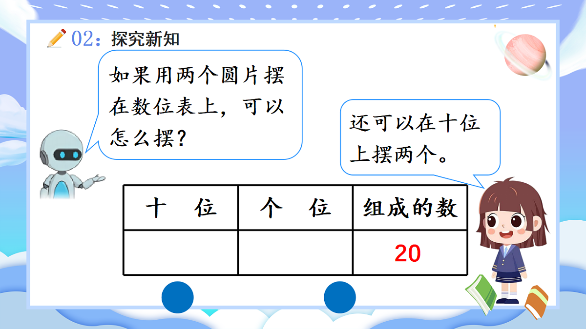 人教版小学数学一年级下册 第10课时《摆一摆,想一想》课件第8页
