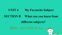 人教版(2024)七年级上册(2024)Unit 4 My Favourite Subject Section B习题ppt课件