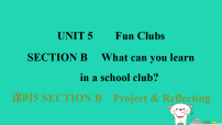 初中Unit 5 Fun Clubs Section B习题ppt课件