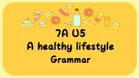 初中英语牛津译林版(2024)七年级上册(2024)Unit 5 A healthy lifestyle精品课件ppt