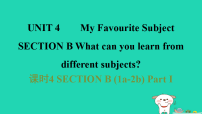 初中英语Unit 4 My Favourite Subject Section B备课ppt课件