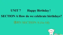 初中英语人教版(2024)七年级上册(2024)Unit 7 Happy Birthdays Section A评课课件ppt