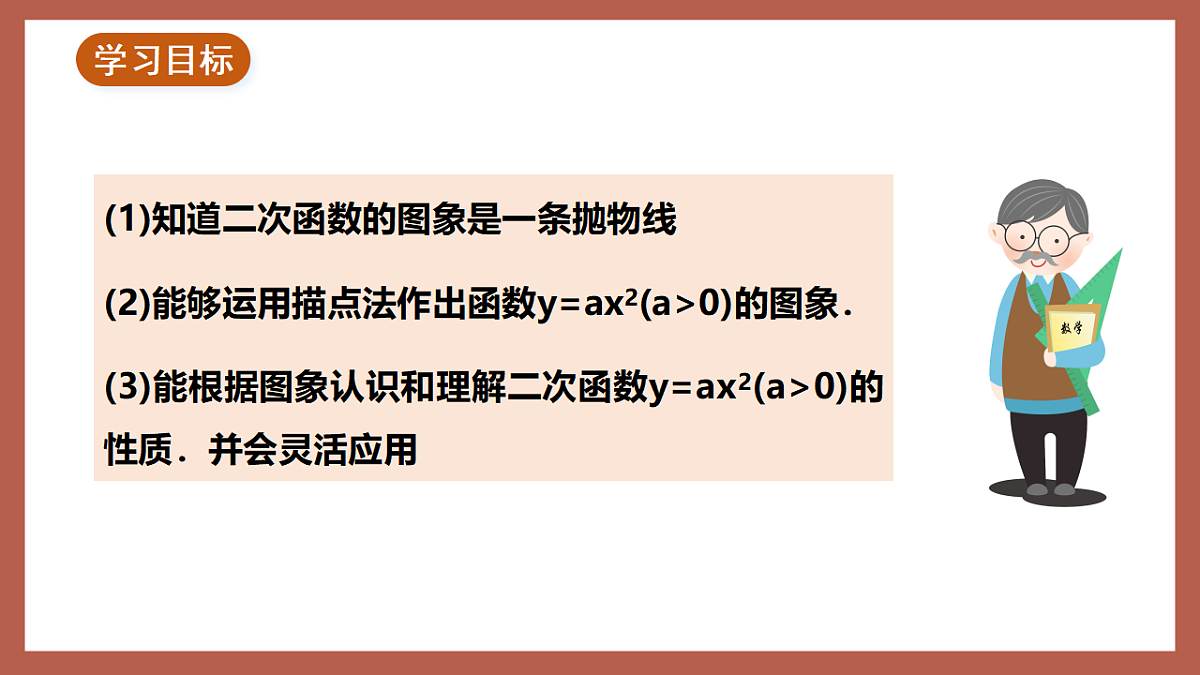 湘教版数学九年级下册1.2《二次函数的图象与性质(1)》(同步课件)第2页