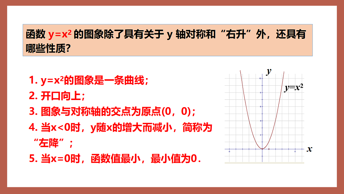 湘教版数学九年级下册1.2《二次函数的图象与性质(1)》(同步课件)第8页